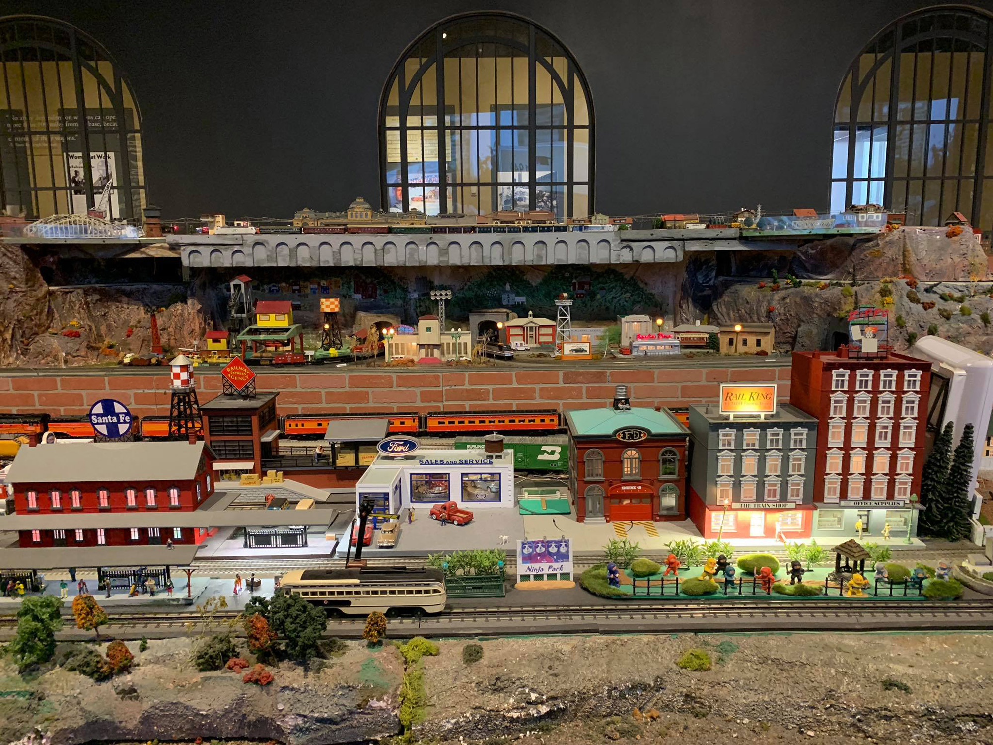photo of Union Station's model train gallery museum in Kansas City