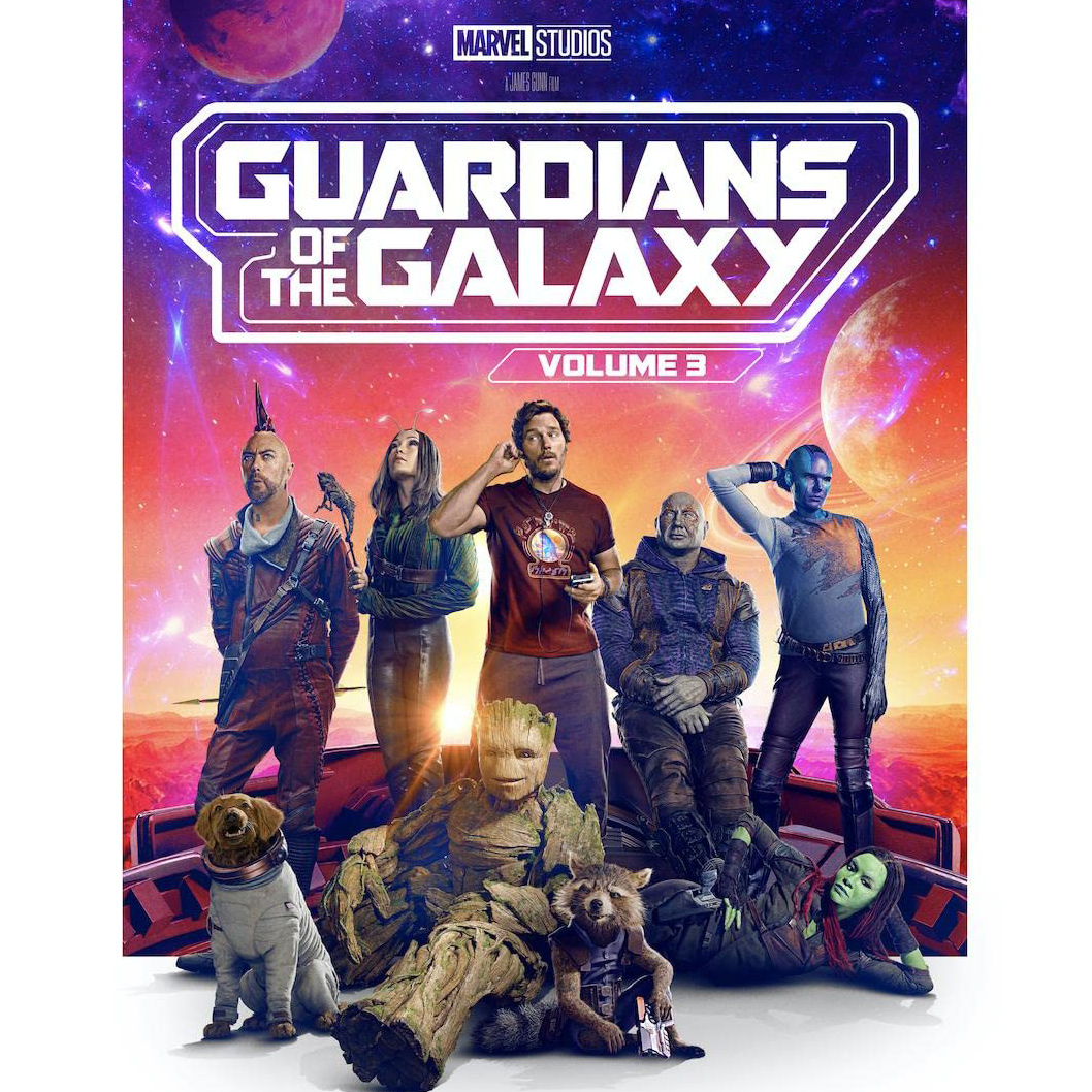 Guardians of the Galaxy vol. 3 Movie Poster with characters